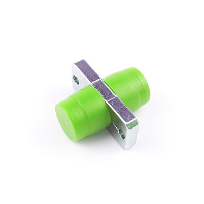 FTTH-Simplex-APC-FC-Optische Faser-Adapter mit grüner Farbe und rechteckiger Form
