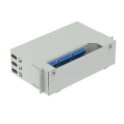 FTTX 19 Zoll optischer Verteilrahmen mit Swing Patch Panel SC UPC Typ ODN Netzwerk