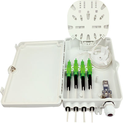 Wandstange Fiber-Optik-Verteilfach für Netzwerk FTTH IP65 Außen 8 Kerne