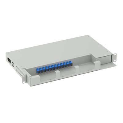 ODN-Netzwerk 19 Zoll Swing Patch Panel Glasfaserausrüstung mit 12 Kernen SC UPC Typ 5