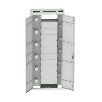 Kaltgewalztes Stahl 19 Zoll Patchpanel Innenbereich Glasfaserverteilung Rahmen ODF
