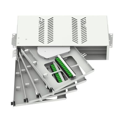 19 Zoll Glasfaser-Patch-Panel Sub ODF mit SC-LC-Anschlüssen und kaltgewalztem Stahl