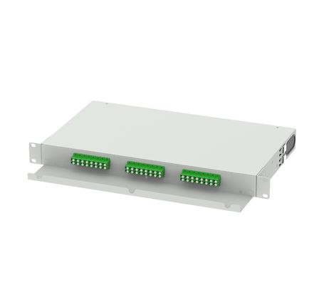 19 Zoll Suboptischer Verteilerrahmen LC APC 24 Ports Patch Panel für FTTX Netzwerk verwendet