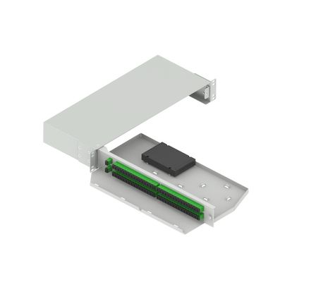 19 Zoll Glasfaser Splitter Patchpanel Sub-ODF Swing Typ APC SC Glasfaser für ODN FTTX-