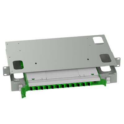 5 Zeit 12-Port SC-Typ Glasfaserverteilung Patchpanel für dauerhafte FTTX-Anwendungen