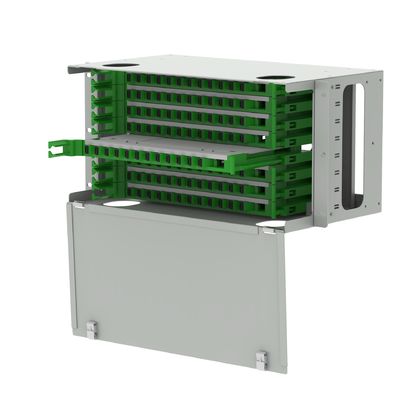 Datenzentrum Glasfaserausrüstung 96 Port SC Typ Glasfaserverteilung Patchpanel 5