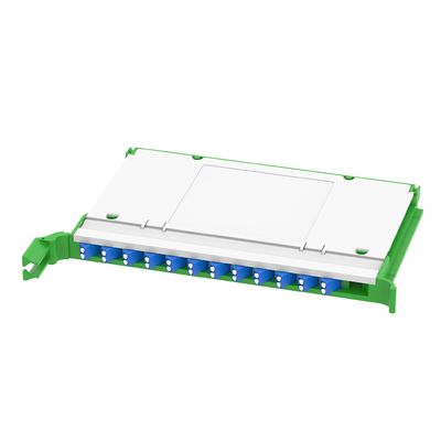 Erschwingliche GRAY LC Typ 12 Ports Glasfaserverteilung Patchpanel für Rechenzentrum