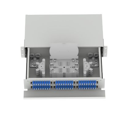 5 LC-Typ 2U 96-Port-Optische Faserverteilpatchpanel für FTTX-Anschluss-Typ LC
