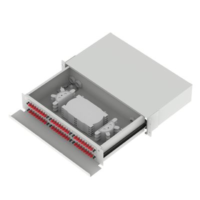Datenzentrum Glasfaserverteilung Patchpanel 48 Ports Ausrüstung mit 5 Perioden