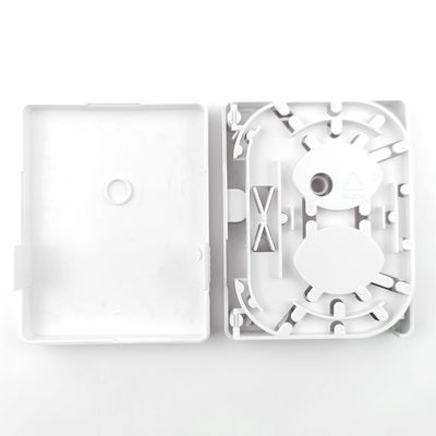 FTTH-Netzwerk Innenwandmontierte FC APC Kunststofffaseroptische Gesichtsplatte Steckdosenplatte 2 Kerne