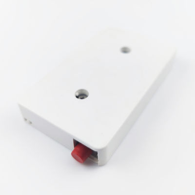 2 Kerne UPC-Plastik-Faseroptik-Gesichtsplatten-Sockelplatte für FTTH-Netzwerke in Weiß/Grau