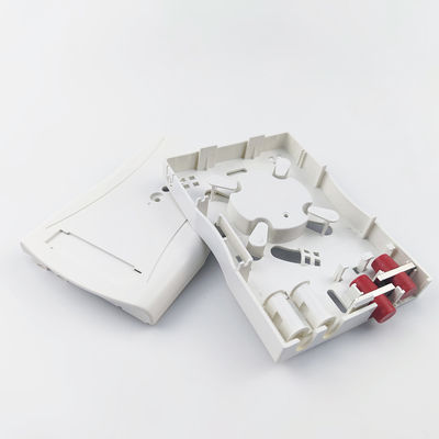 Graue FC/UPC-Plastikfaseroptische Steckdose 2 Kerne für Indoor FTTH-Netzwerke