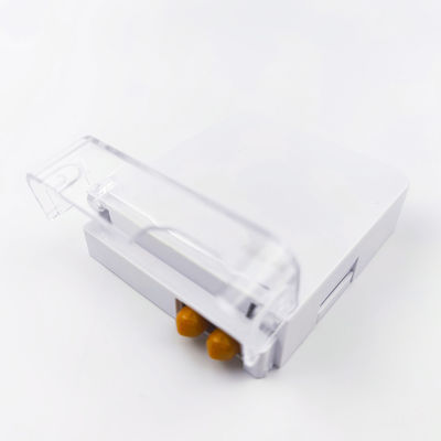 FTTH-Netzwerk Innenraum APC Kunststofffaseroptische Gesichtsplatte Steckdose 2 Kerne ST mit 5