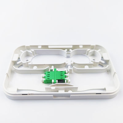 1 Port Grey APC Plastikfaseroptische Fassade-Steckplatte für Innenräume im FTTH-Netzwerk