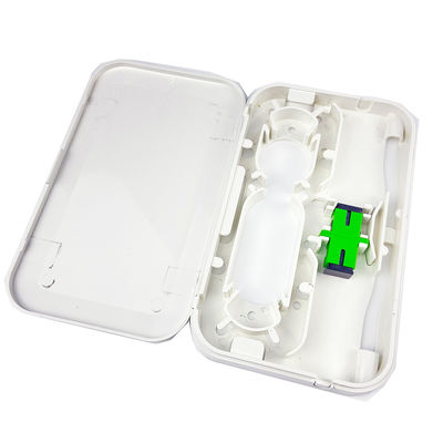 1 Kern-SC APC-Plastikfaseroptische Fassettplatte-Steckplatte für die Einrichtung von FTTH-Netzwerken im Innenbereich