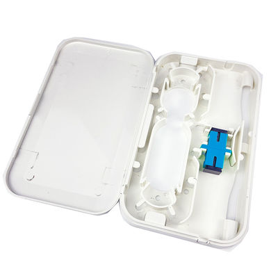 FTTH-Netzwerk-Anwendungen Kunststofffaseroptische Gesichtsplatten-Steckplatte für weiße Innenräume