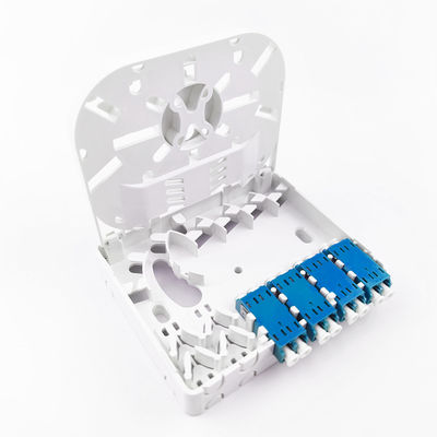 102*81*30mm LC/UPC Kunststofffaseroptische Gesichtsplatten-Steckdosen-Platte für FTTH-Innennetze