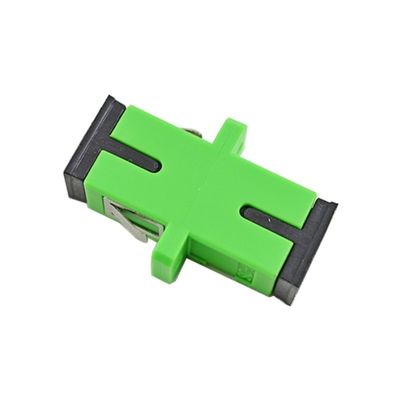 Ohrlose Staubdichte Quad SC Glasfaser Adapter mit APC UPC PC PBT Material 1 Port/2 Ports