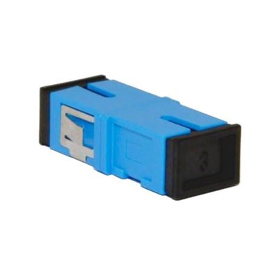 Ohrlose Staubdichte Quad SC Glasfaser Adapter mit APC UPC PC PBT Material 1 Port/2 Ports