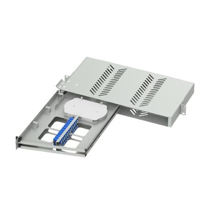 24 Ports LC UPC Swing-Typ Glasfaser-Patch-Panel für Suboptische Verteilung