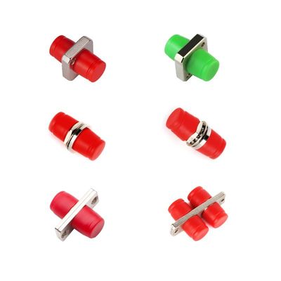 1 Port Square Rechteck groß D klein D simplex duplex APC UPC PC FC Adapter für FTTH FTTB FTTX Netzwerk