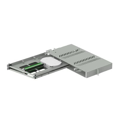 FTTX 24 Ports Sub ODF Swing Typ SC APC Glasfaser-Patch-Panel für optische Geräte