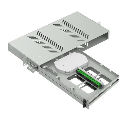 FTTX 24 Ports Sub ODF Swing Typ SC APC Glasfaser-Patch-Panel für optische Geräte