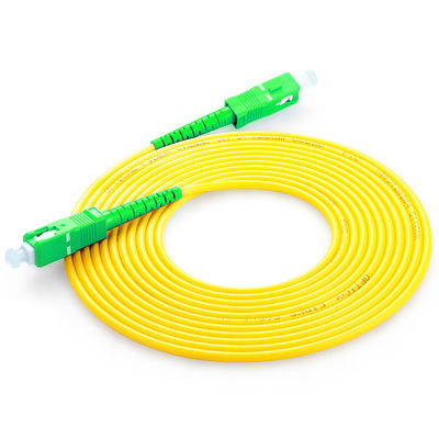 Optische Glasfaserverbindung SC Glasfaserpatchcord für APC-Ausrüstung 5