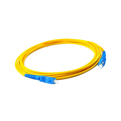 Glasfaserausrüstung SC UPC Glasfaserpatchcord für schnelle Glasfaserverbindung