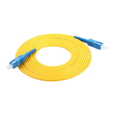 Glasfaserausrüstung SC UPC Glasfaserpatchcord für schnelle Glasfaserverbindung