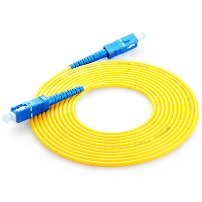 Glasfaserausrüstung SC UPC Glasfaserpatchcord für schnelle Glasfaserverbindung
