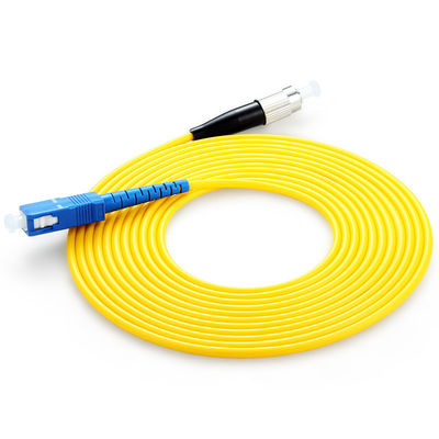 Funktion der Glasfaserverbindung Anpassungsfähige Länge SC FC Glasfaser Patchcord