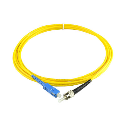 Anpassungsfähige Länge SC ST Glasfaserpatchcord für erstklassige Geräte