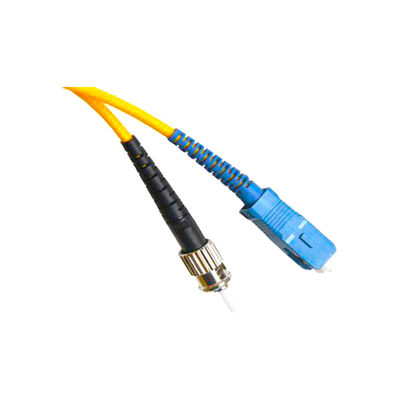 Anpassungsfähige Länge SC ST Glasfaserpatchcord für erstklassige Geräte