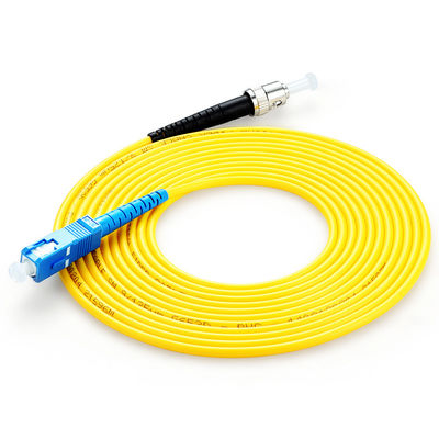 Anpassungsfähige Länge SC ST Glasfaserpatchcord für erstklassige Geräte
