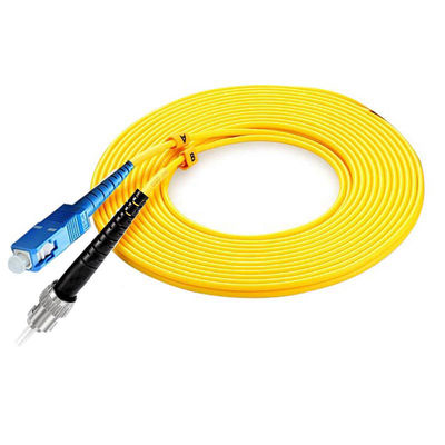 Anpassungsfähige Länge SC ST Glasfaserpatchcord für erstklassige Geräte