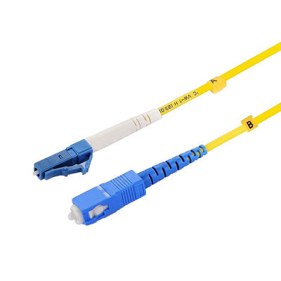 Optische Faserverbindung Optische Faser Patchcord SC UPC LC UPC mit 5