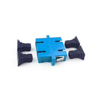 FTTH SC Glasfaseradapter mit UPC-Dustproof-Duplex-Kopplung PBT-Material