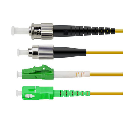 Anpassungsfähige Länge günstige SCAPC LCAPC Fiber Pigtail Patchcord für verbesserte Fasern
