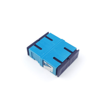 Duplex SC/UPC Glasfaseradapter für FTTH Staubdichte Ohrlose 2-Port-Adapter