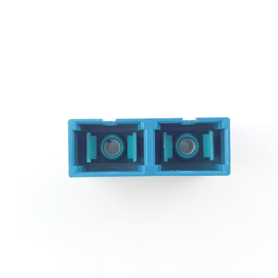 Duplex SC/UPC Glasfaseradapter für FTTH Staubdichte Ohrlose 2-Port-Adapter