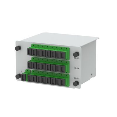 FTTX PLC Splitter-Insertion mit Glasfaser 1x2 1x4 1x8 1x16 1x32 1x64 mit SC/UPC 5
