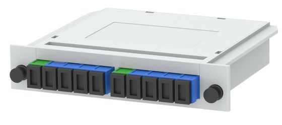 FTTX PLC Splitter-Insertion mit Glasfaser 1x2 1x4 1x8 1x16 1x32 1x64 mit SC/UPC 5