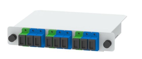 FTTX PLC Splitter-Insertion mit Glasfaser 1x2 1x4 1x8 1x16 1x32 1x64 mit SC/UPC 5