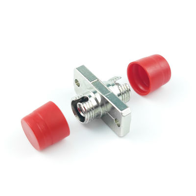 Rechteckiger FTTH-Simplex-UPC-FC-Optische Faseradapter mit Zinklegierung/Plastik-PBT-Material