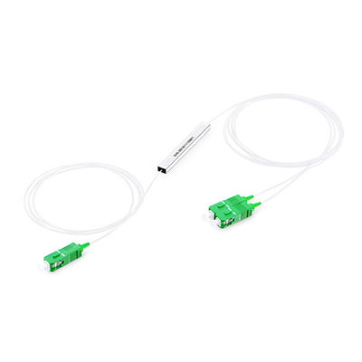 1310nm 1550nm Wellenlänge PLC Glasfaser Splitter für Netzwerk FTTX angepasste Länge