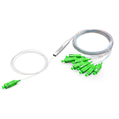 1310nm 1550nm Wellenlänge PLC Glasfaser Splitter für Netzwerk FTTX angepasste Länge