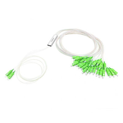 1310nm 1550nm Wellenlänge PLC Glasfaser Splitter für Netzwerk FTTX angepasste Länge