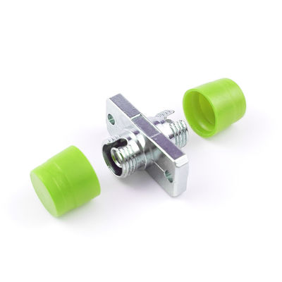 FTTH-Simplex-APC-FC-Optische Faser-Adapter mit grüner Farbe und rechteckiger Form