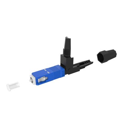 Simplex SC Glasfaser-Schnellanschluss UPC poliert für FTTH-Feldmontage im Netzwerk